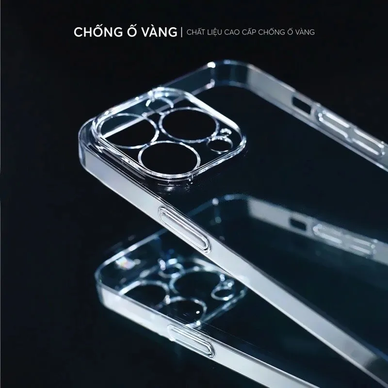 Ảnh Ốp Lưng iPhone Trong Suốt Cao Cấp, Chống Sốc, Bảo Vệ Camera iP 6/6s/7/8/Plus/X/XS/XR/11/12/13/14/15/Pro/Max - Viny Tech 2