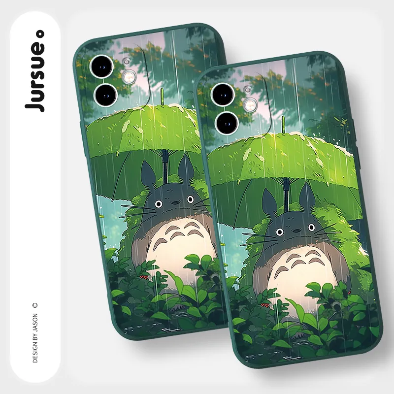 Ảnh Ốp lưng JURSUE mềm chống bẩn hoạt hình độc lạ Cho iPhone 16 15 14 13 12 11 Pro Max SE 2020 X XR XS ip 8 7 Plus kute Y3881 2