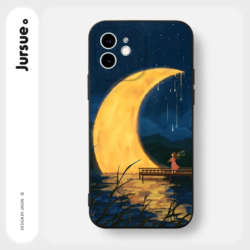 Ảnh Ốp lưng JURSUE mềm chống bẩn hình dễ thương đẹp độc lạ Cho iPhone 16 15 14 13 12 11 Pro Max SE 2020 X XR XS ip 8 7 Plus Y3278 1