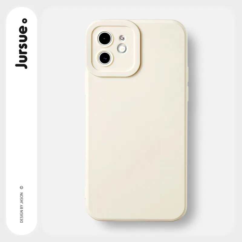 Ảnh Ốp lưng JURSUE mềm chống sốc chống bẩn viền vuông cho iPhone 16 15 14 13 12 11 pro max se 2020 x xr XS ip 8 7 Plus Y0 1