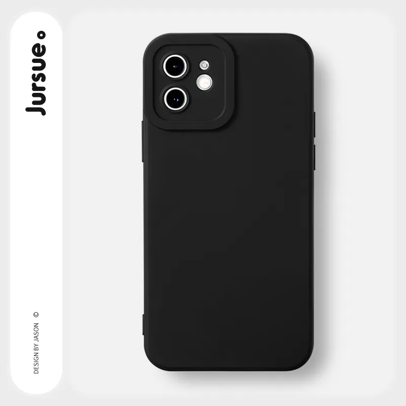 Ảnh Ốp lưng JURSUE mềm chống sốc chống bẩn viền vuông cho iPhone 16 15 14 13 12 11 pro max se 2020 x xr XS ip 8 7 Plus Y0 2