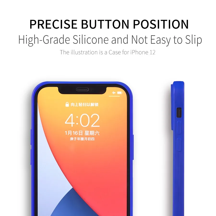 Ảnh Ốp lưng JURSUE mềm chống sốc chống bẩn viền vuông cho iPhone 16 15 14 13 12 11 pro max se 2020 x xr XS ip 8 7 Plus Y0 3