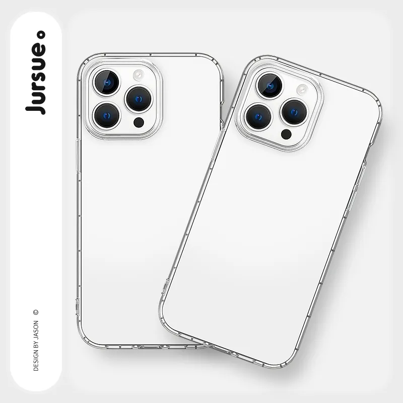 Ảnh Ốp lưng JURSUE silicon mềm chống sốc viền vuông Cho iPhone 15 14 13 12 11 Pro Max SE 2020 X XR XS 8 7 ip 6S 6 Plus YCS6 1
