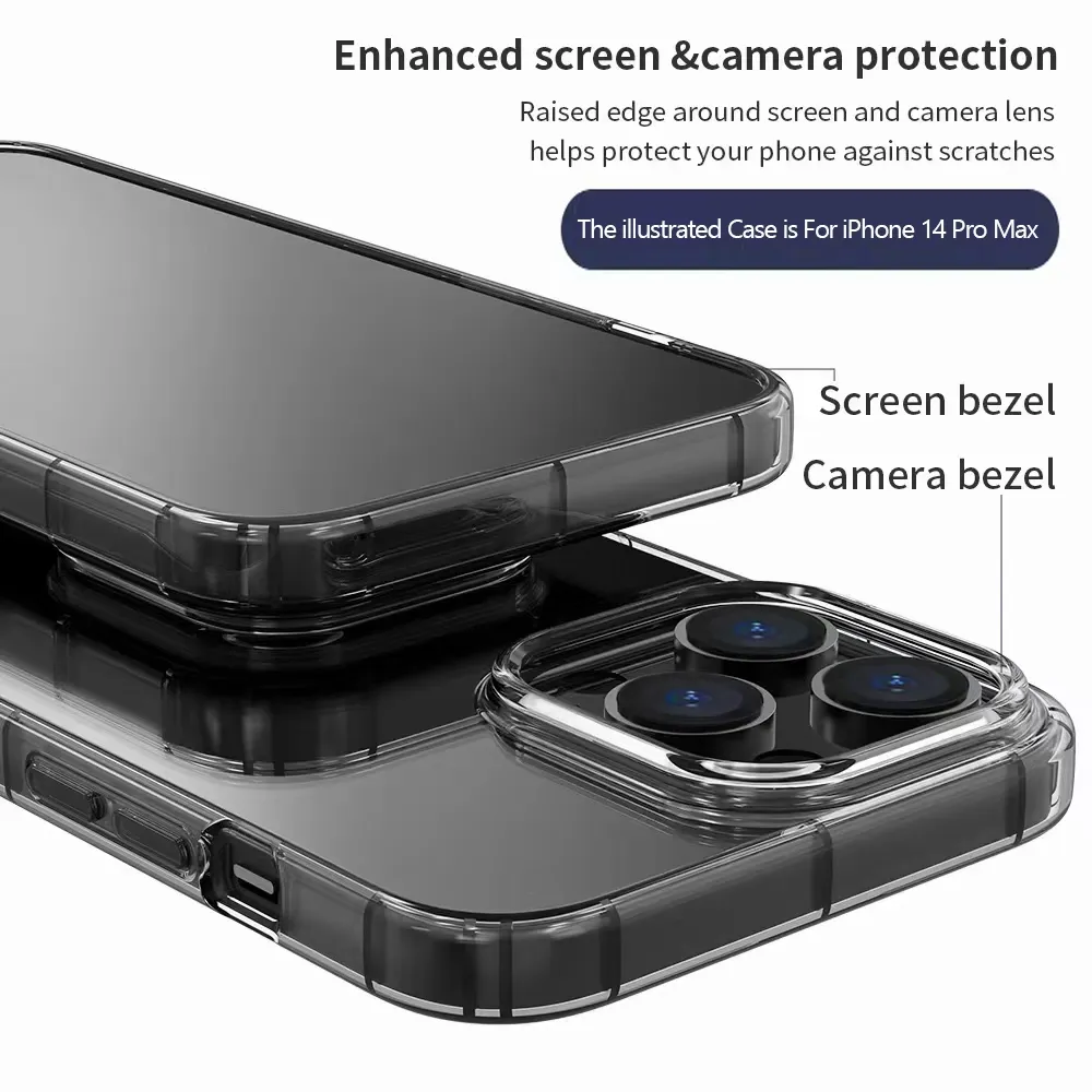 Ảnh Ốp lưng JURSUE silicon mềm chống sốc viền vuông Cho iPhone 15 14 13 12 11 Pro Max SE 2020 X XR XS 8 7 ip 6S 6 Plus YCS6 3