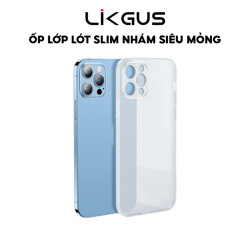 Ảnh Ốp Lưng Likgus Lớp Lót Slim Nhám Siêu Mỏng, Không Ố Vàng, Chống Vân Tay Dành Cho 11-12-13-14-15-16 1