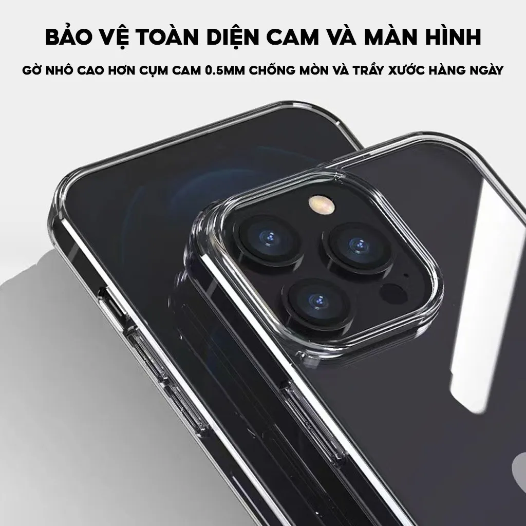 Ảnh Ốp Lưng LIKGUS Trong Suốt- Viền Dẻo Chống Sốc-Hỗ Trợ Sạc Không Dây Dùng Cho IP series 12-13-14-15-16 4
