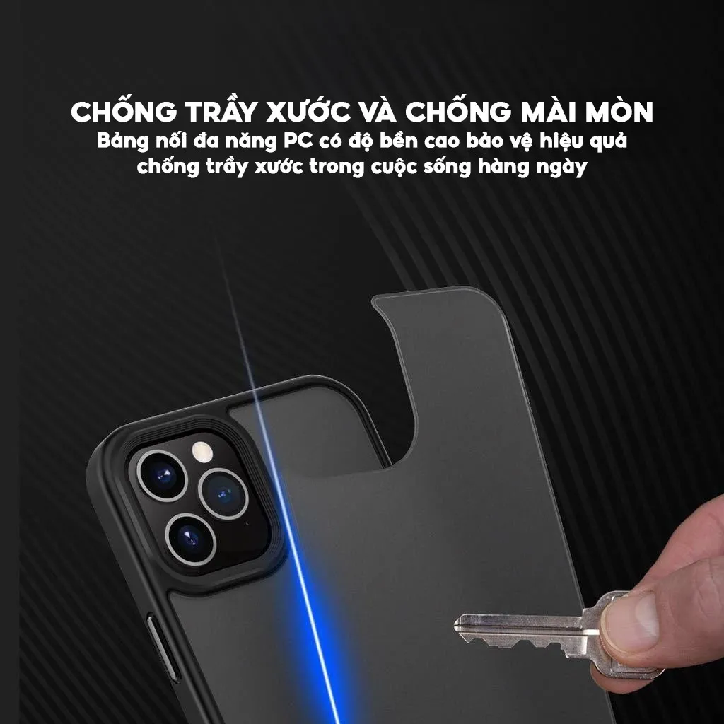Ảnh Ốp Lưng Nhám Chống Vân Tay-Chống Ố-Chống Sốc 2M LIKGUS Cho Điện Thoại IP series 11-12-13-14-15-16 4