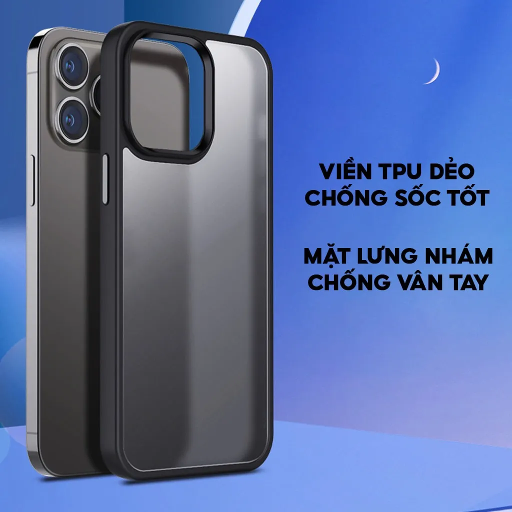 Ảnh Ốp Lưng Nhám Chống Vân Chính Hãng LIKGUS Dùng Cho IP 11-12-13-14-15-Promax-Plus-Pro - Viền Dẻo TPU Chống Sốc Độ Cao 2M 3