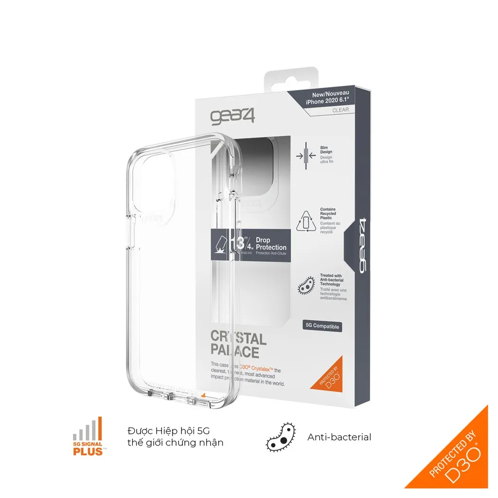 Ảnh Ốp lưng trong chống sốc Gear4 D3O / ZAGG  Crystal Palace 2