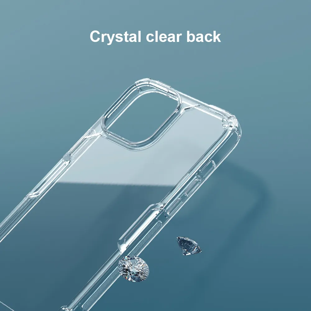 Ảnh Ốp Lưng Trong Suốt Nillkin Cho iPhone 16 Pro Max 15 Pro Max 14 Pro Max 13 Pro 16 Pro Nature Pro Ốp lưng Trong Suốt Túi Khí Chống Sốc Ốp Lưng 4