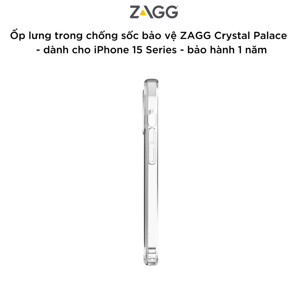Ảnh Ốp lưng trong ZAGG Crystal Palace MagSafe chống sốc 4m bảo hành 1 năm 1 đổi 1 4