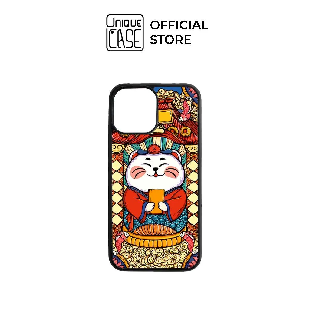 Ảnh Ốp lưng Unique Case dành cho điện thoại iPhone Tết Collection Mèo Thần Tài TET037 1