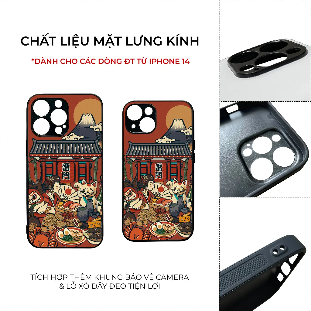 Ảnh Ốp lưng Unique Case dành cho điện thoại iPhone phong cách Nhật Bản Japanese Style CHAT116 2