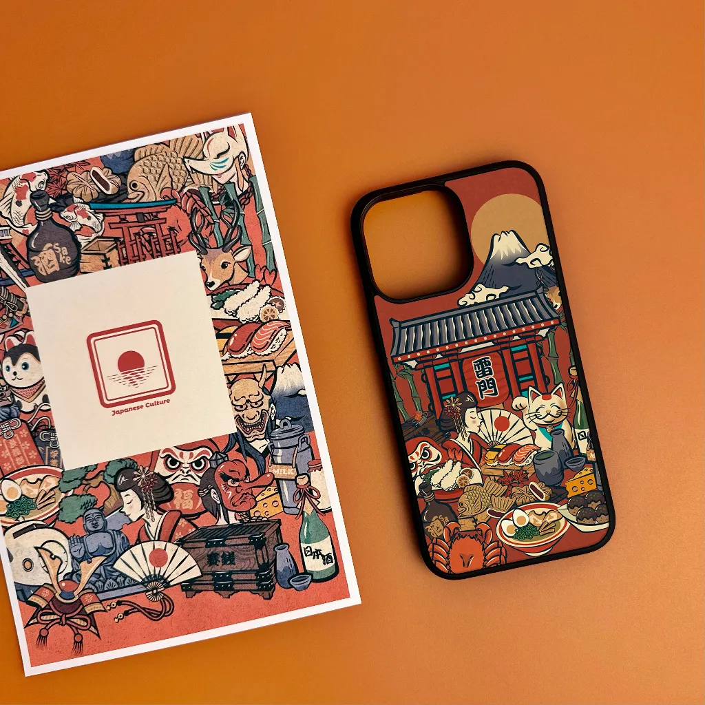 Ảnh Ốp lưng Unique Case dành cho điện thoại iPhone phong cách Nhật Bản Japanese Style CHAT116 3