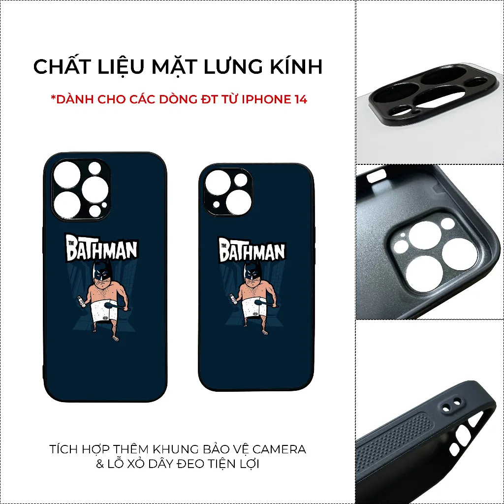 Ảnh Ốp lưng Unique Case dành cho iPhone bathman CM095 1