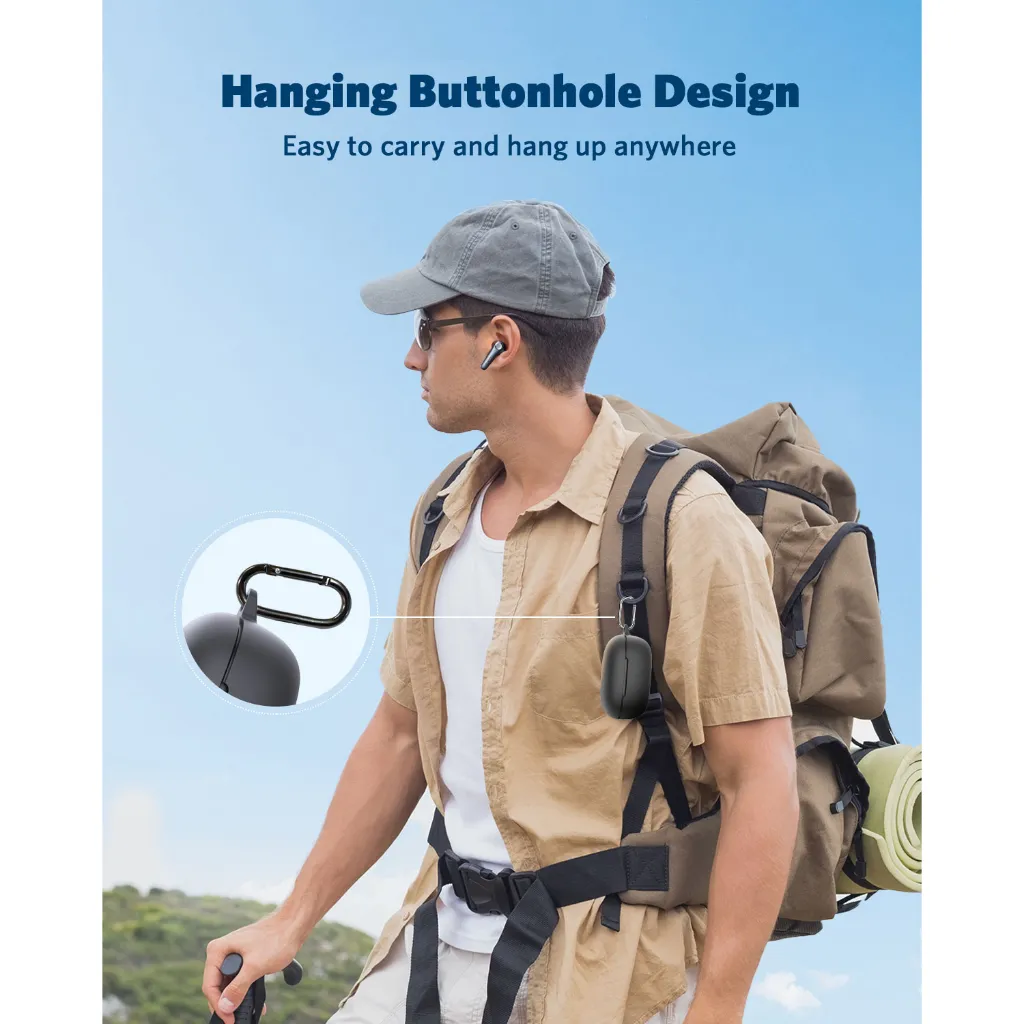Ảnh Ốp tai nghe Earfun Air Pro 3 - Đen 4