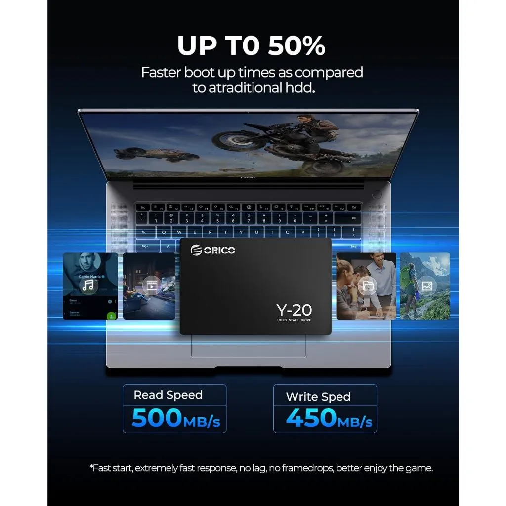 Ảnh Orico S500 SSD 2.5 SATA3.0 120GB 128GB 240GB 256GB Ổ cứng thể rắn (ORICO-S500) 3