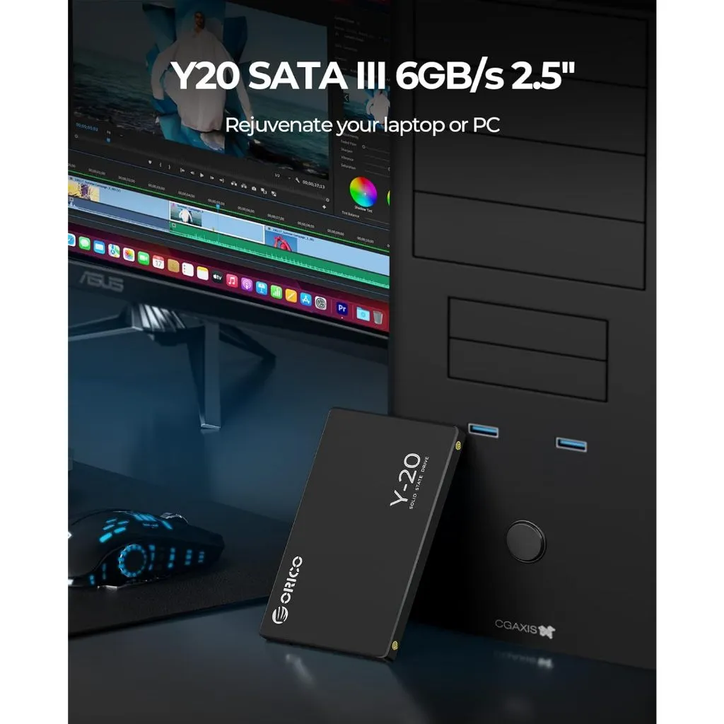 Ảnh Orico SSD 2.5 SATA3.0 128GB 256GB 512GB Ổ cứng thể rắn cho máy tính để bàn máy tính xách tay (ORICO-Y20) 4