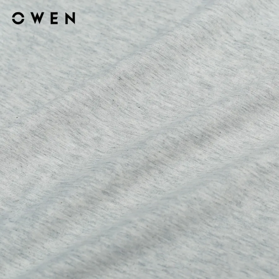 Ảnh OWEN - Áo polo ngắn tay Body Fit APV231387 màu Ghi chất liệu CVC Spandex 2