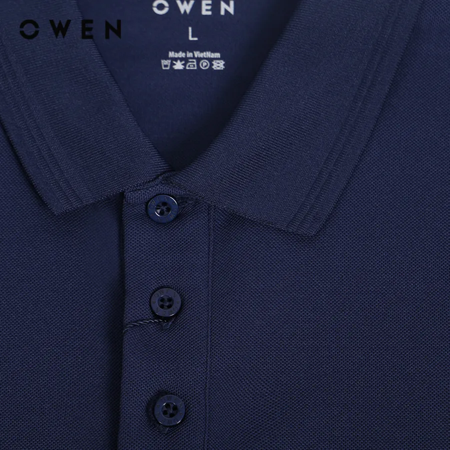 Ảnh OWEN - Áo polo ngắn tay Body Fit APV231499 màu Navy chất liệu Cotton - Spandex 2