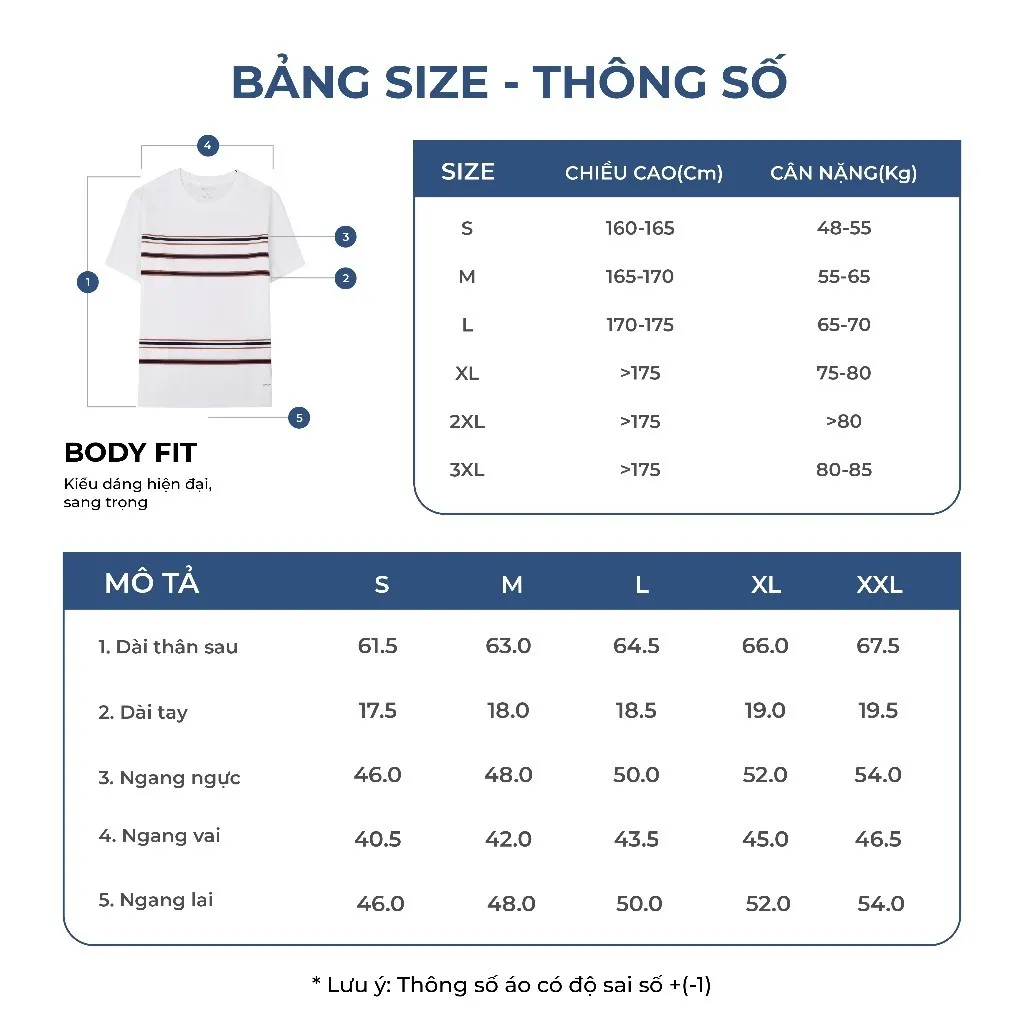 Ảnh OWEN - Áo thun nam Tshirt Body Fit TSN232723 màu Navy chất liệu Cotton Modal 4