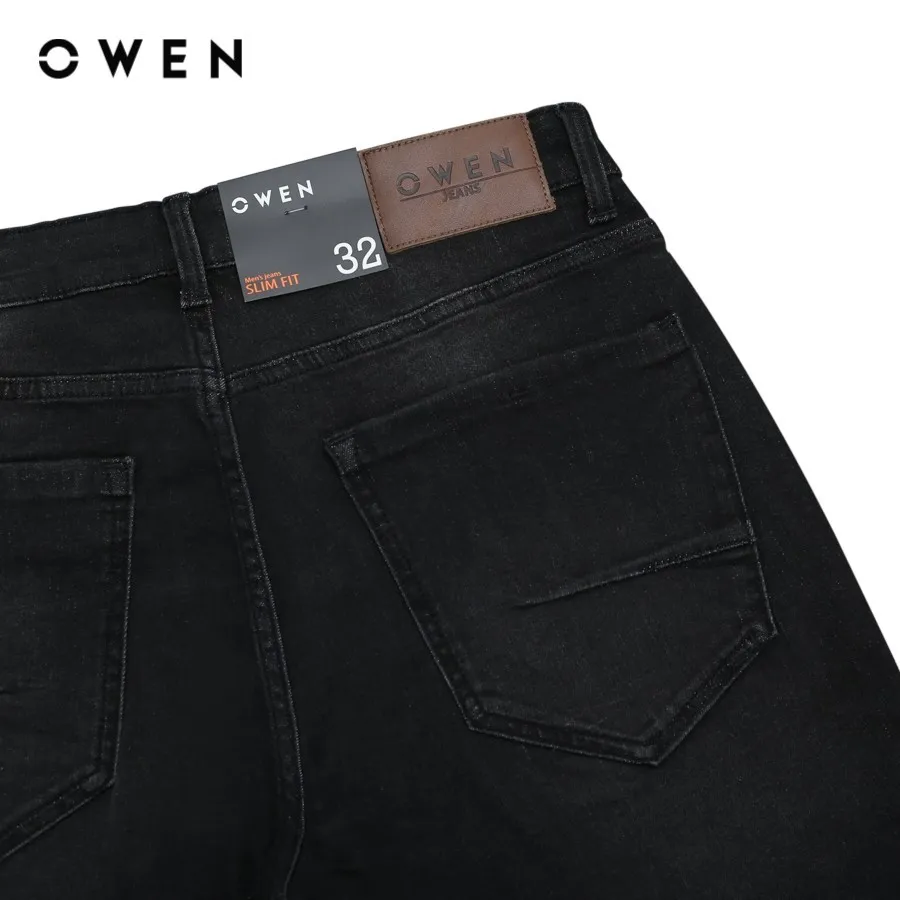 Ảnh OWEN - Quần short Slim Fit SJ231827 màu Đen chất liệu Cotton- Spandex 3