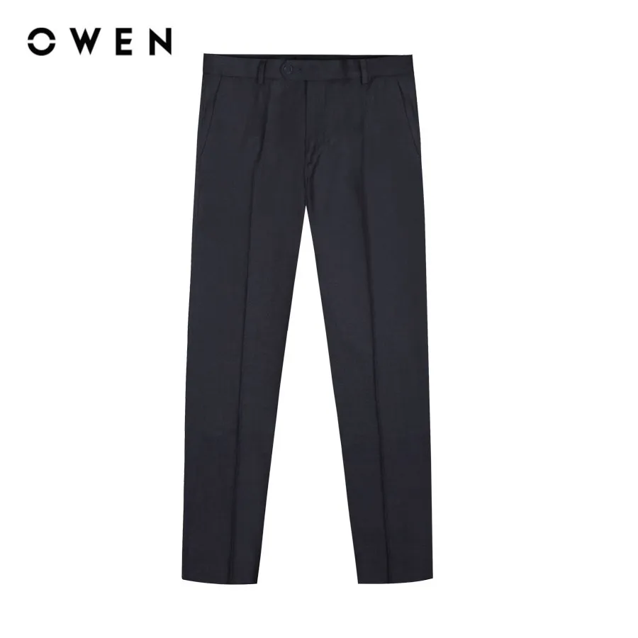 Ảnh OWEN - Quần tây Carrot Fit QCAT231271 màu Ghi chất liệu Polyester Rayon Spandex 1