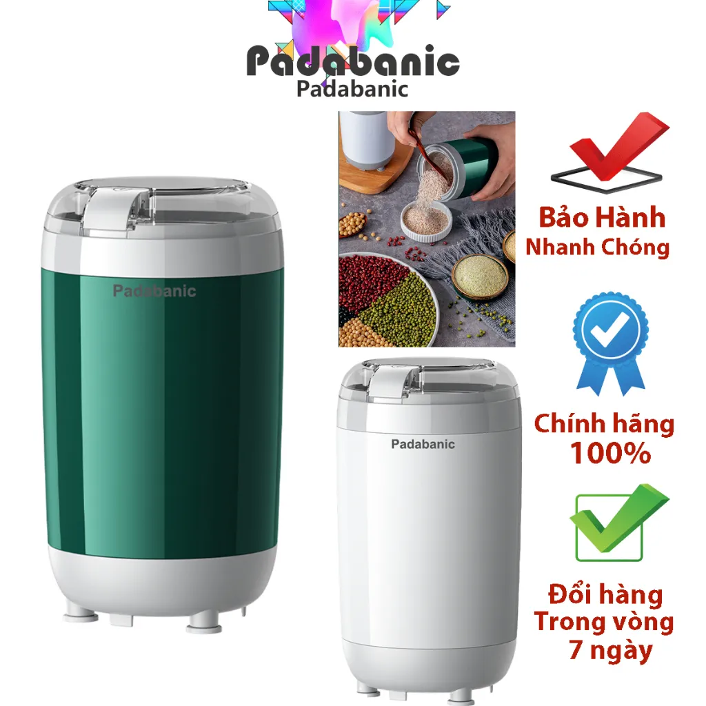 Ảnh Padabanic 877 Máy nghiền hạt khô hạt ngũ cốc xay thịt xay các loại thực phẩm cực nhanh cực êm 2