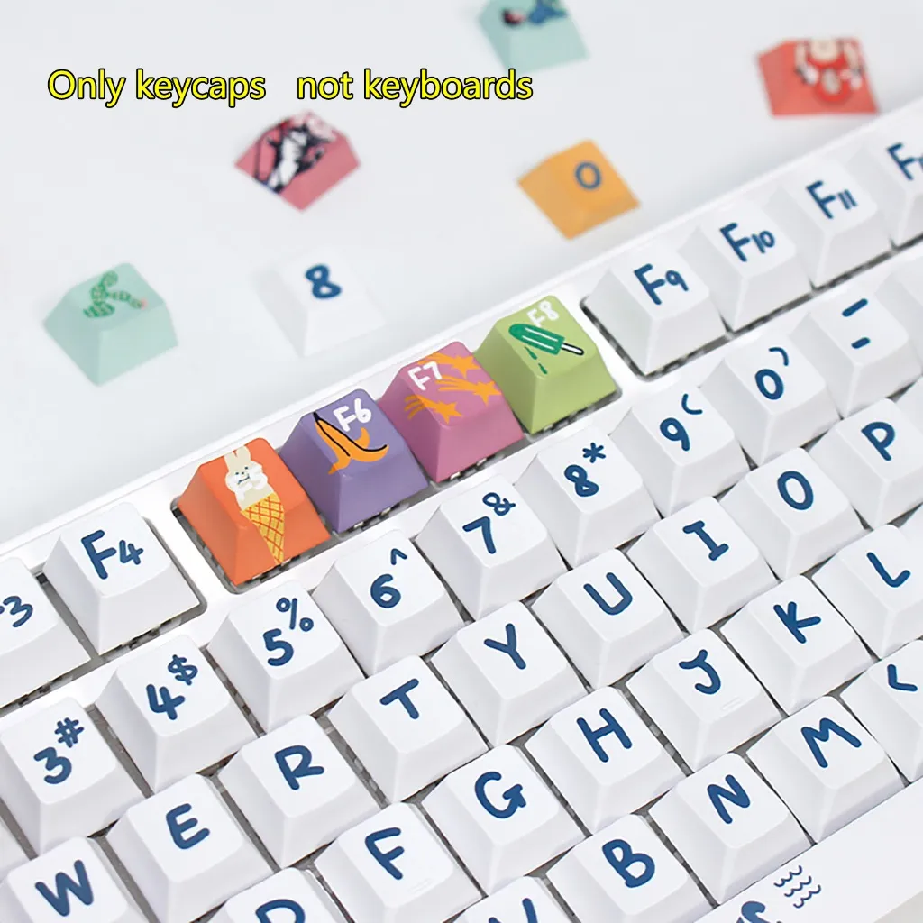 Ảnh Pbt Cherry Profile 130 / 131 / 128 / 135 Phím Bộ keycaps màu cho bàn phím cơ RK 3