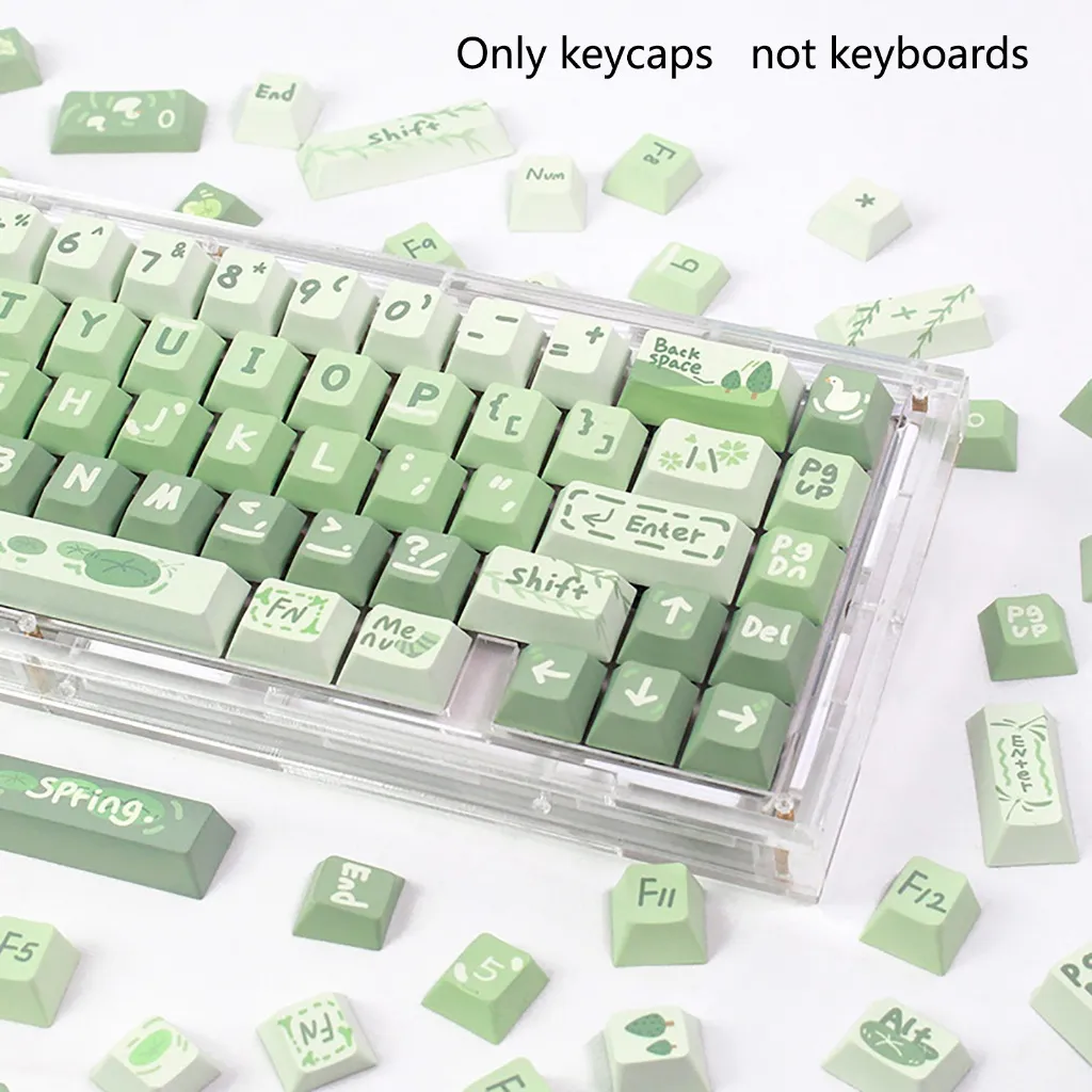 Ảnh Pbt Cherry Profile 130 / 131 / 128 / 135 Phím Bộ keycaps màu cho bàn phím cơ RK 4