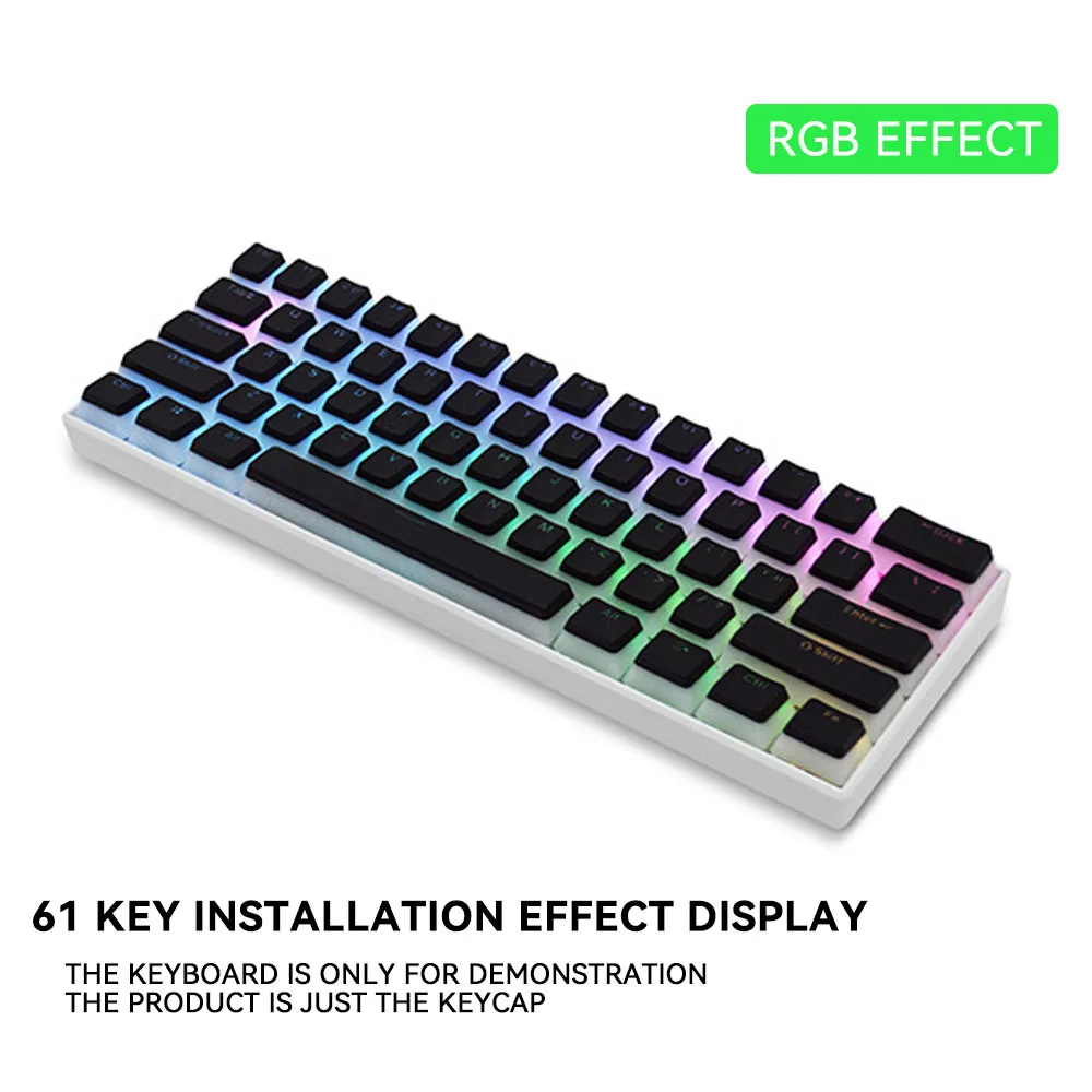 Ảnh Pbt Pudding Trọn Bộ Keycaps Thích Hợp Cho Royal Kludge Tất Cả Các Bàn Phím, Tất Cả Trong Nhiều Màu Tự Làm 1