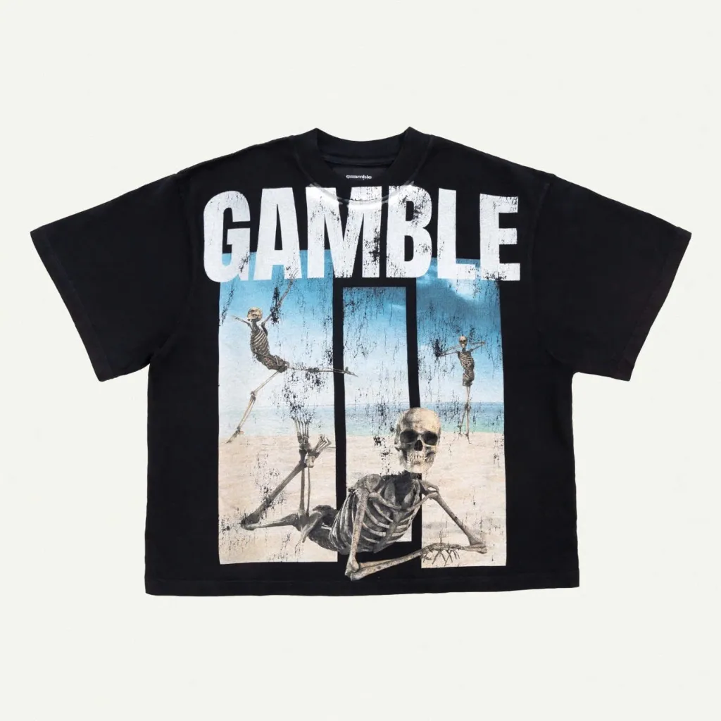 Ảnh PEACHY TEE / Áo Thun Tay Ngắn Boxy Fit / GAMBLE WORLDWIDE 1