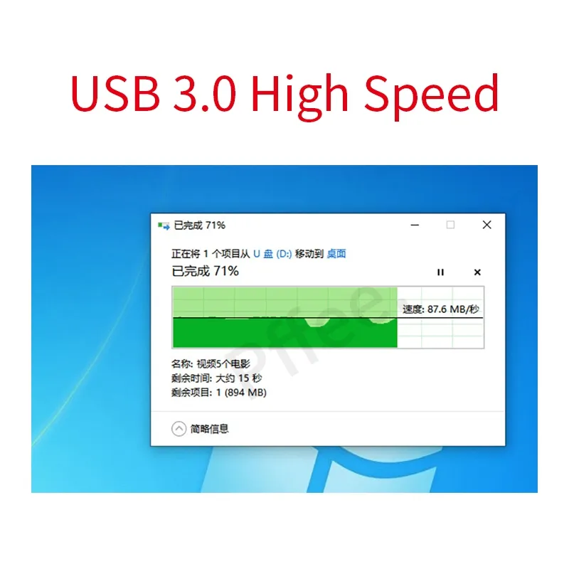Ảnh Pffee Đầu Đọc Thẻ Nhớ 2 Trong 1 Tốc Độ Cao USB3.0 5G 2