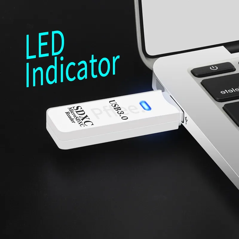 Ảnh Pffee Đầu Đọc Thẻ Nhớ 2 Trong 1 Tốc Độ Cao USB3.0 5G 3