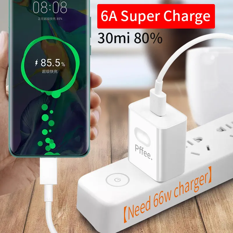 Ảnh Pffee Cáp SạC Nhanh 6A USB C 66-120W Chuyên DụNg 3