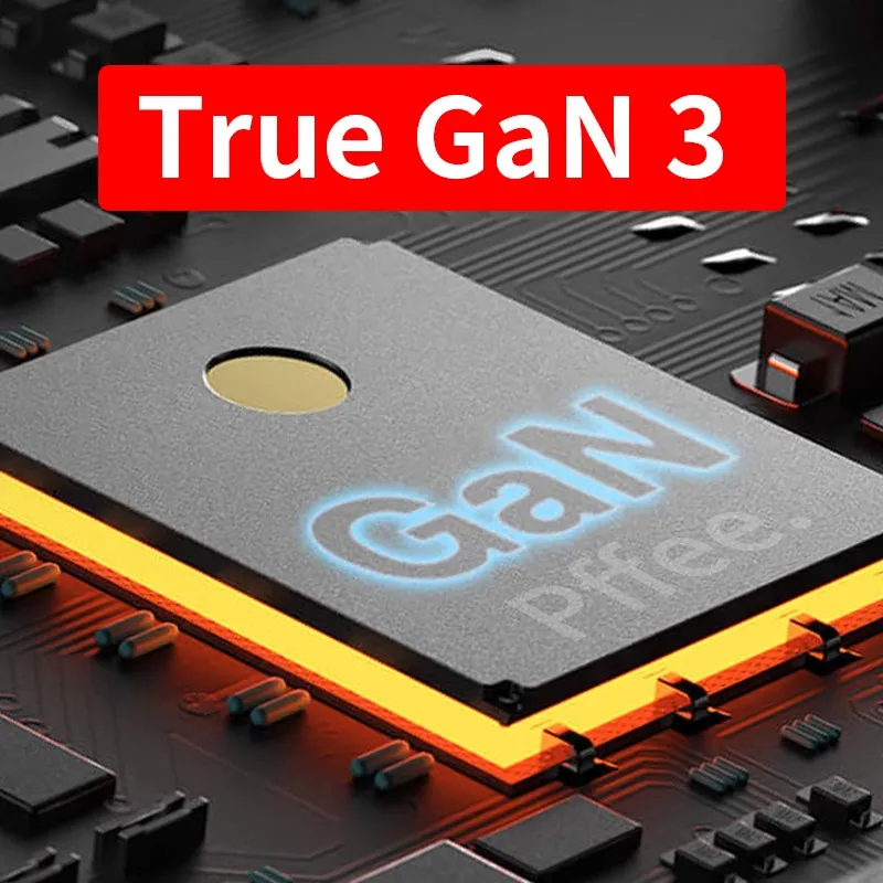 Ảnh Pffee Cốc Sạc Nhanh 6 Cổng usb c gan 3 100w 30w 200w Cho Điện Thoại / Máy Tính Bảng / laptop 3