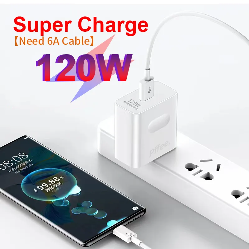 Ảnh Pffee Dây Cáp Sạc Nhanh USB Type C 120W 6A Chuyên Dụng Cho Huawei Xiaomi 2