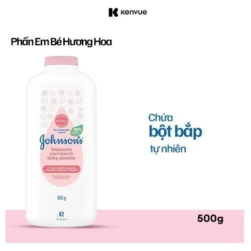 Ảnh Phấn Johnson's Blossoms Cornstarch Baby Powder 500g 1