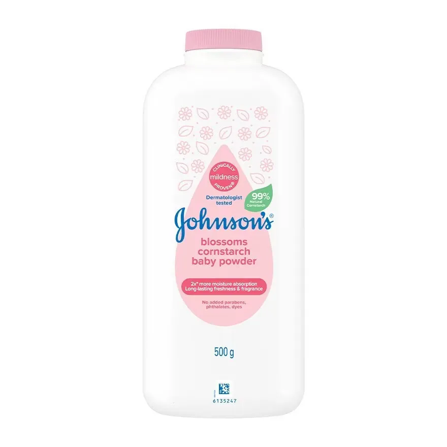 Ảnh Phấn Johnson's Blossoms Cornstarch Baby Powder 500g 3