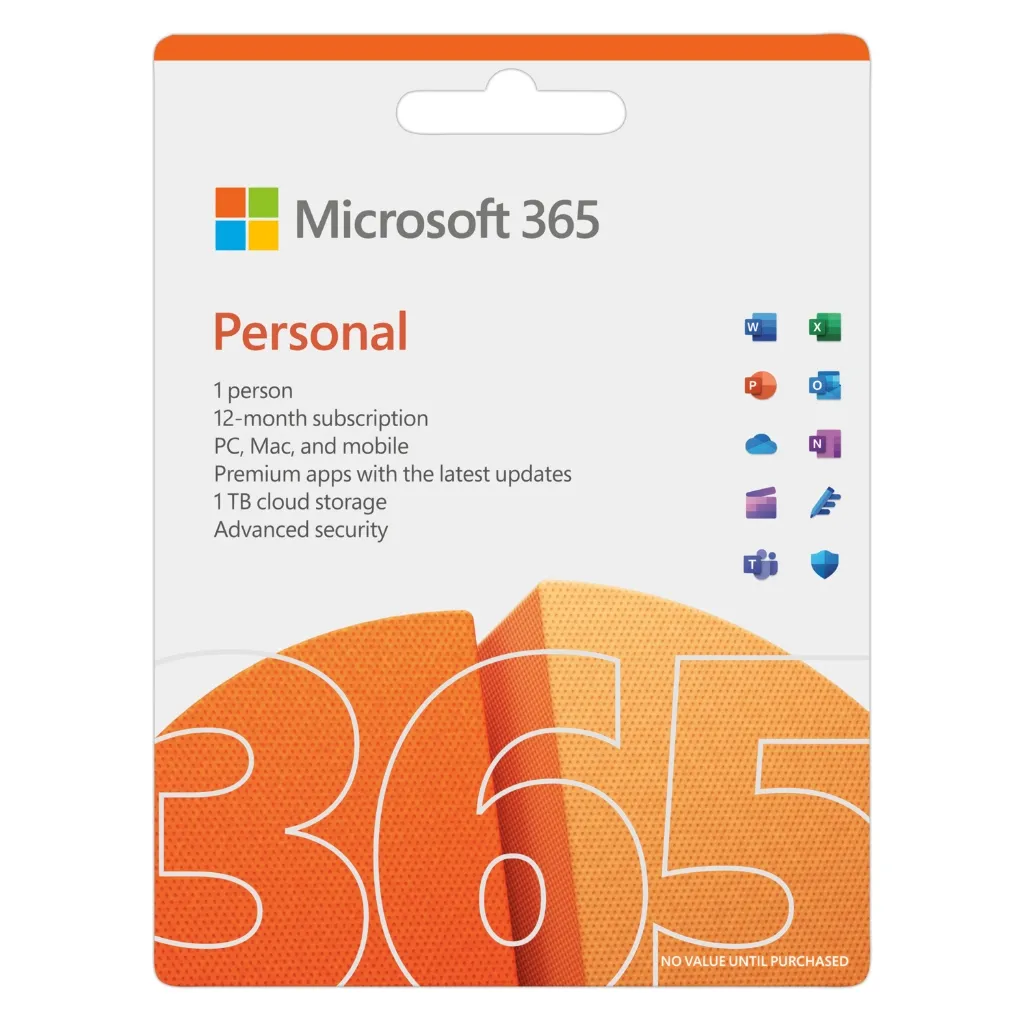 Ảnh Phần mềm Microsoft 365 𝐏𝐄𝐑𝐒𝐎𝐍𝐀𝐋 | 12 tháng | Dùng 1 người| 5 thiết bị | 1 TB Onedrive 1