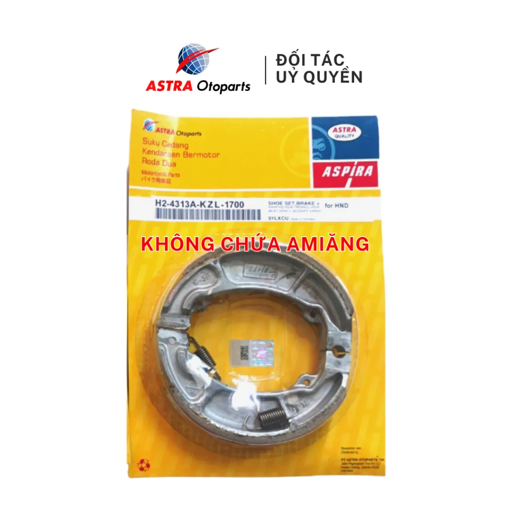 Ảnh Phanh cơ (bố thắng) ASPIRA cho xe Honda Vision mã H2-4313A-KZL-1700 1
