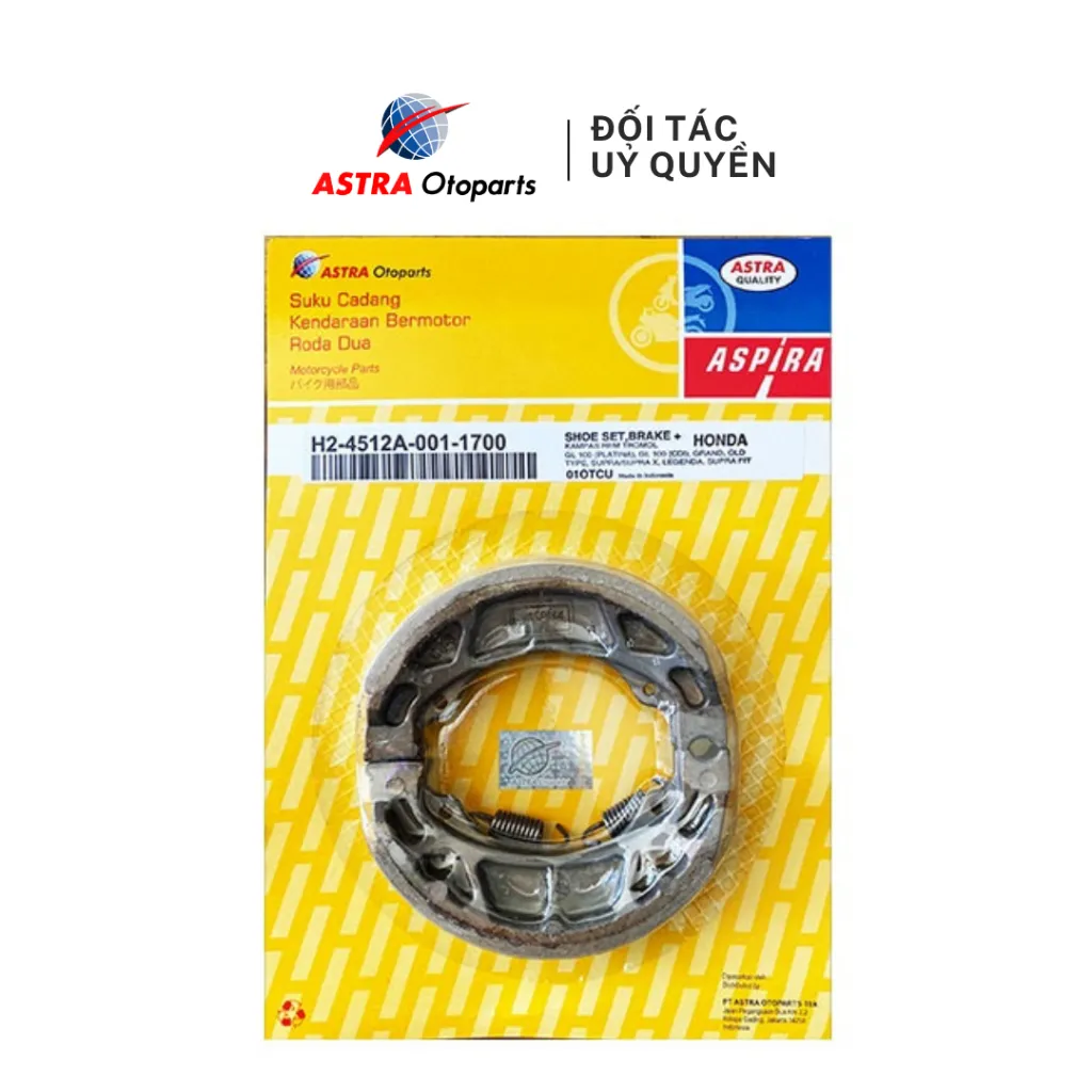 Ảnh Phanh cơ (bố thắng) ASPIRA cho xe Honda Dream, Wave, Future mã H2-4512A-001-1700 3