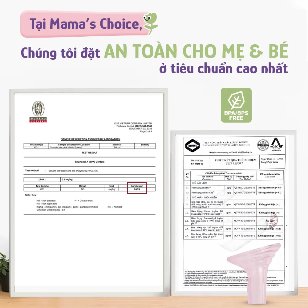 Ảnh Phễu Hút Sữa Silicone PumpFit, Hứng Sữa Êm Ái, Tương Thích Máy Medela Spectra Avent, Thương Hiệu Mama's Choice (1 Cái) 3