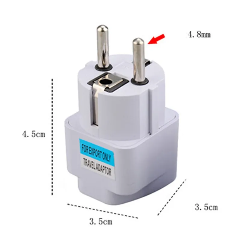 Ảnh Phích Cắm Điện Chuyển Đổi Từ 3 Chân Sang 2 Chân HOKU An Toàn Chịu Nhiệt Độ Cao 220V Loại Tròn PCD02 2