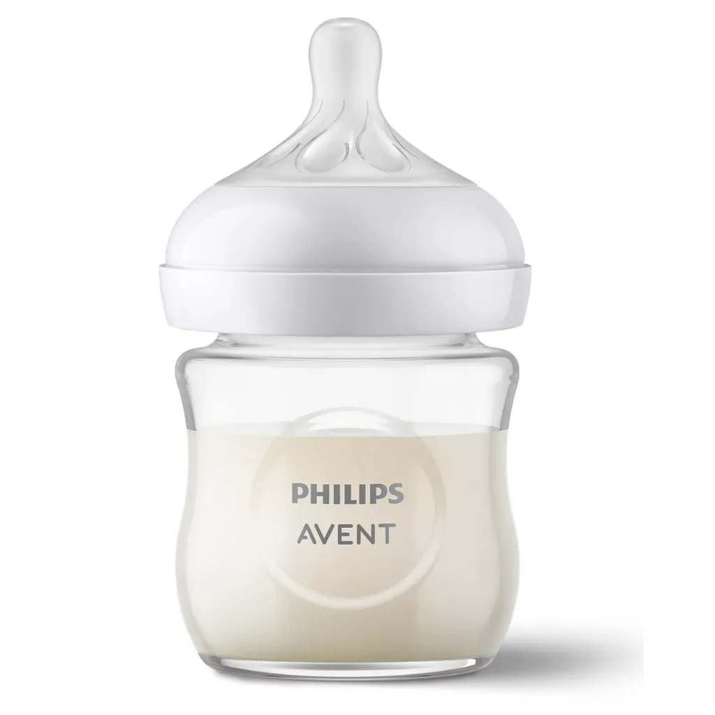 Ảnh Philips Avent bình sữa thủy tinh mô phỏng tự nhiên mới dung tích 120ml cho bé từ 0 tháng SCY930/01 1