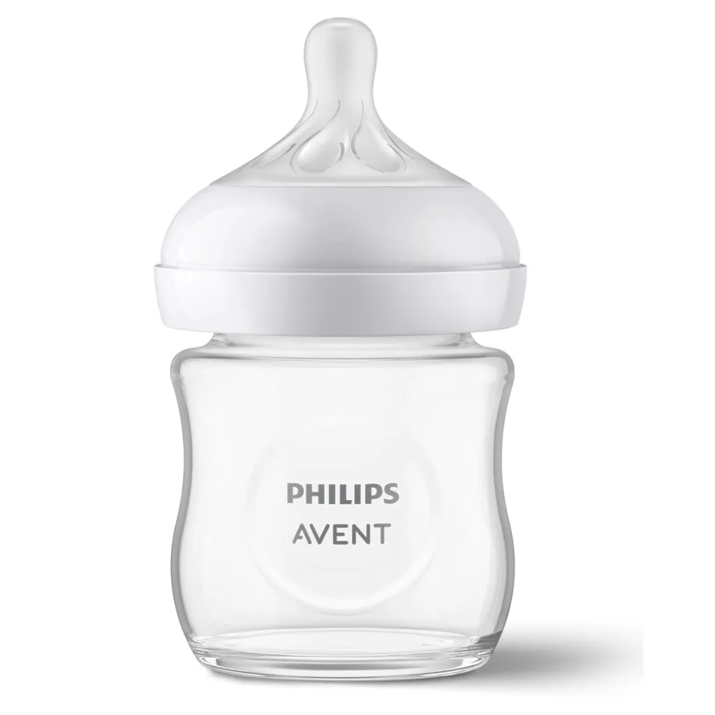 Ảnh Philips Avent bình sữa thủy tinh mô phỏng tự nhiên mới dung tích 120ml cho bé từ 0 tháng SCY930/01 3