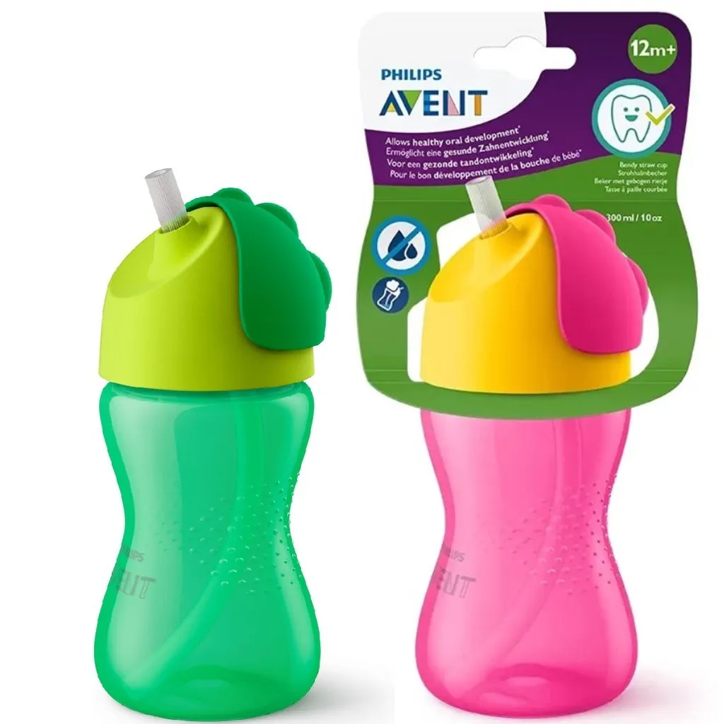 Ảnh Philips Avent Bình Tập Uống Có Ống Hút Cho Bé 12 Tháng Tuổi 300ml 1