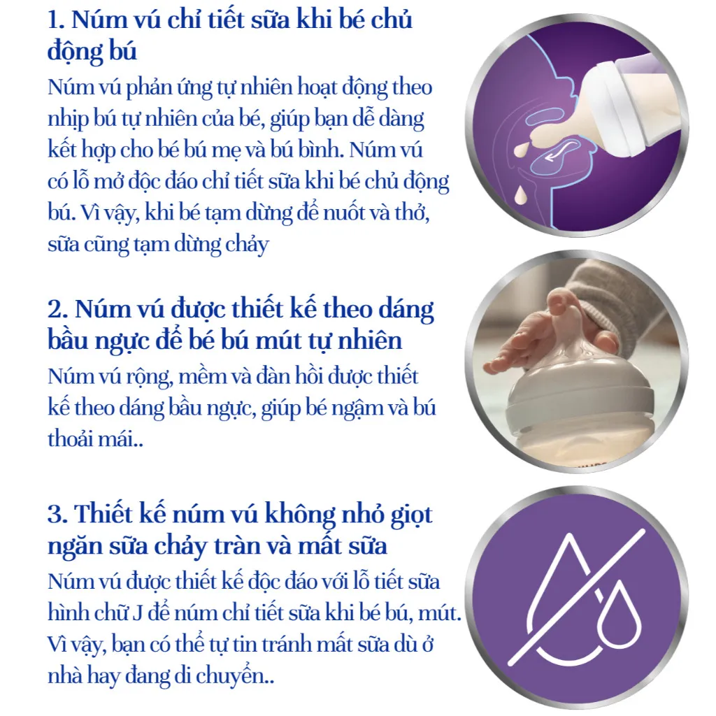 Ảnh Philips Avent Bộ Cọ Bình, Ty Ngậm Và Bình Sữa Thiết Kế Tự Nhiên Mới SCD838/11 4