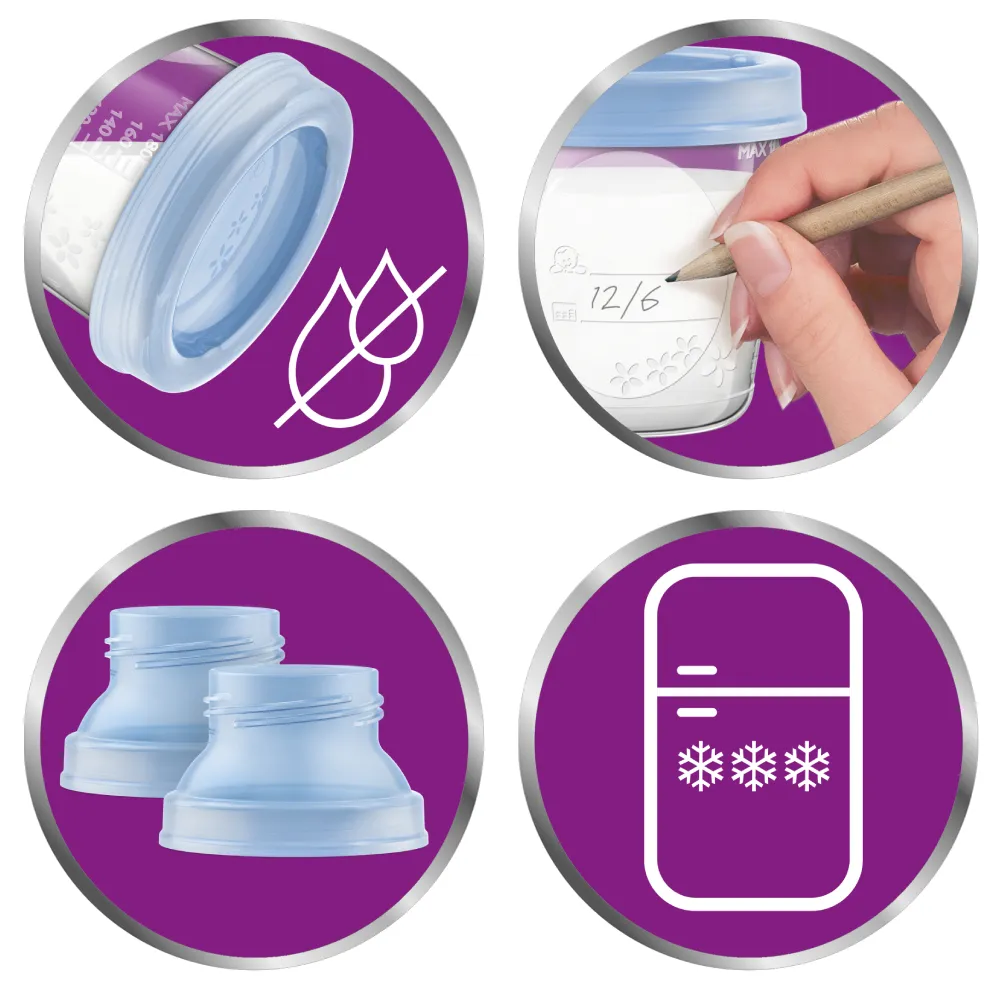 Ảnh Philips Avent cốc trữ sữa SCF618/10 SCF619/05 2
