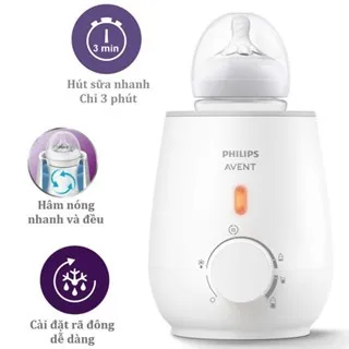 Ảnh Philips Avent Máy Hâm Sữa Và Thức Ăn Siêu Tốc SCF355/09 2